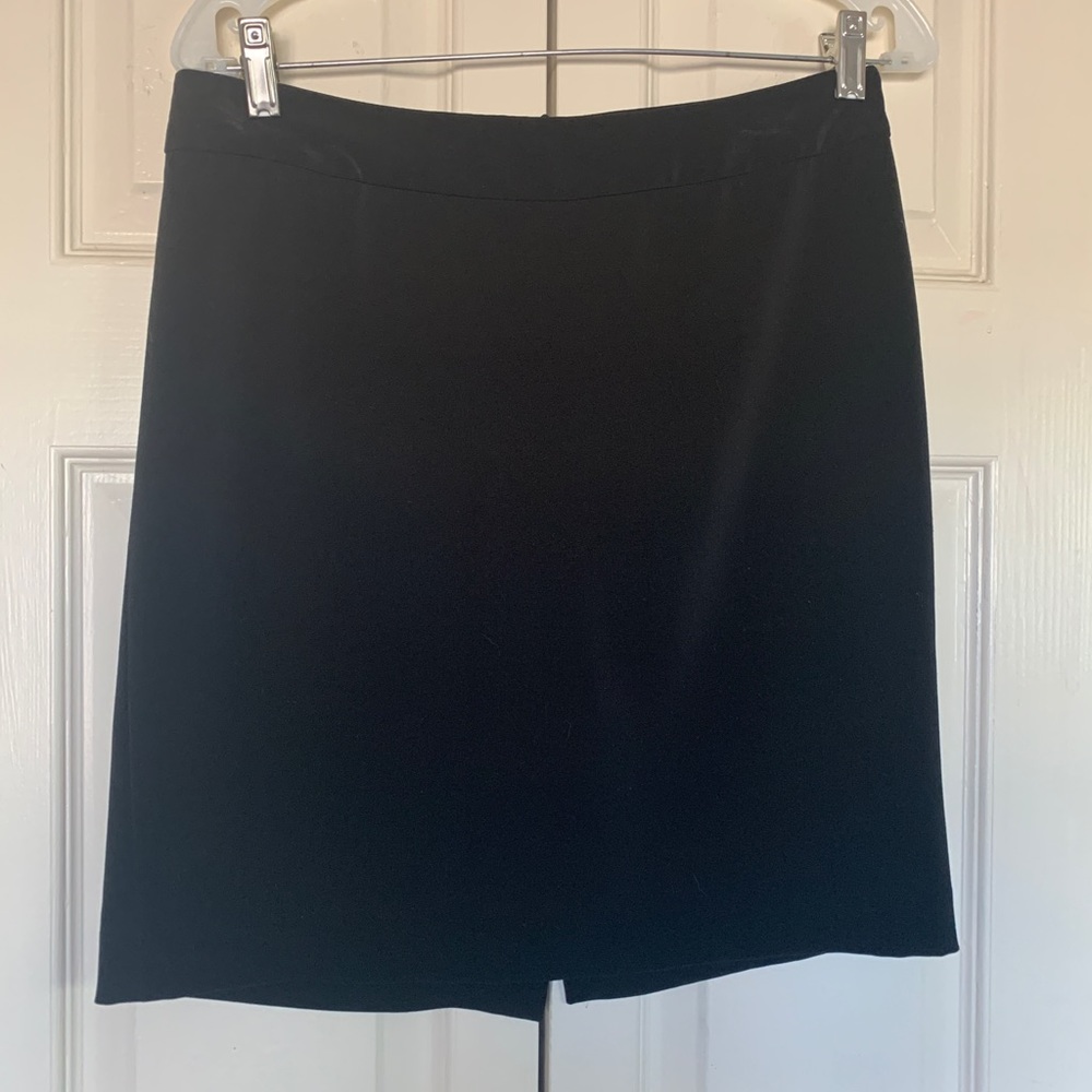 White House Black Market Black Midi Skirt